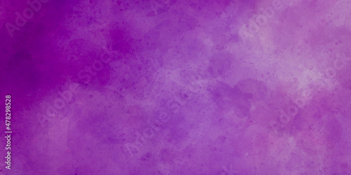 An elegant, rich purple, grunge parchment texture background with glowing center.. pink watercolor wall background rich violet Purple textured background.