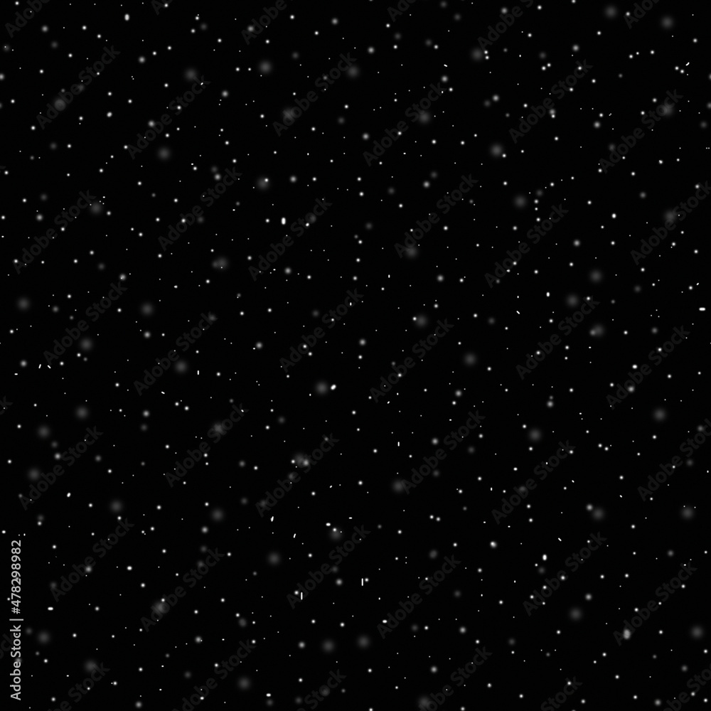 Dark background. Snow on a dark background. White round snow. Falling snow. The background is New Year's or Christmas. Overlays. Snowfall.  Snow-covered. Белые снежинки. 