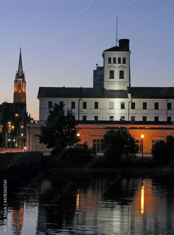 White Factory and Cathedral, Lodz, Poland
