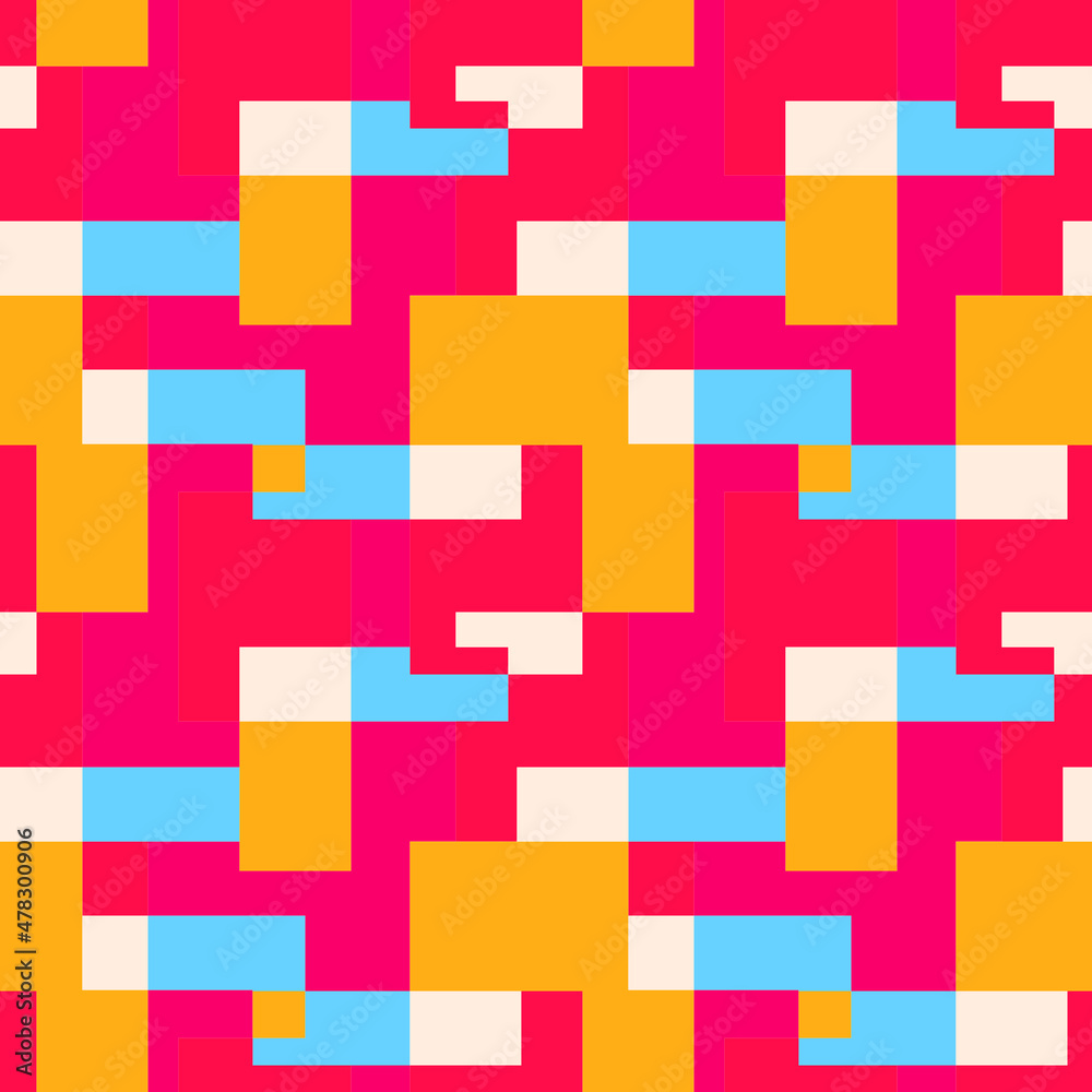 Seamless abstract pattern with geometry squares Seamless abstract pattern with geometry squares