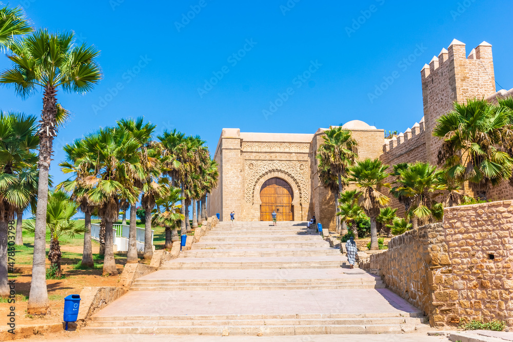 Entrance of the fortress of Rabat, Morocco
