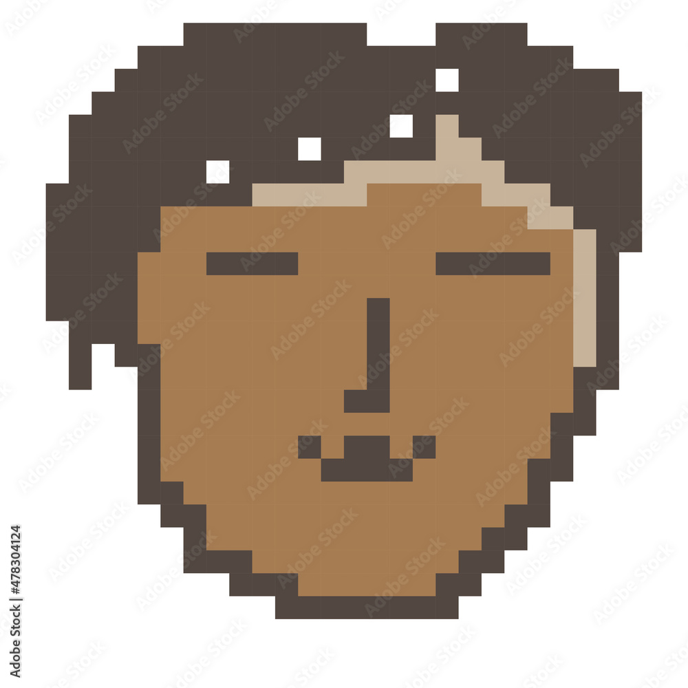 Obraz premium illustration design of cartoons characters with pixel concept