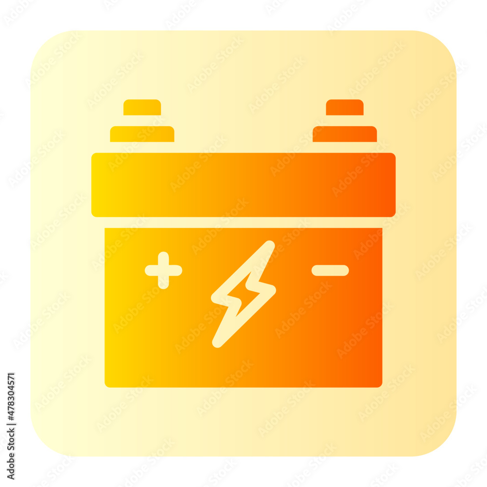 battery gradient icon battery gradient icon