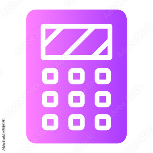 calculator gradient icon