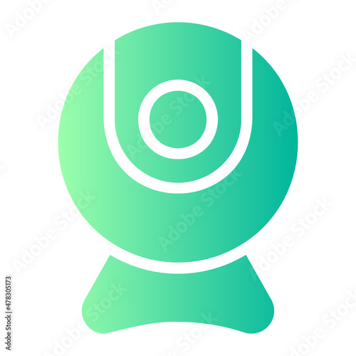 web cam gradient icon