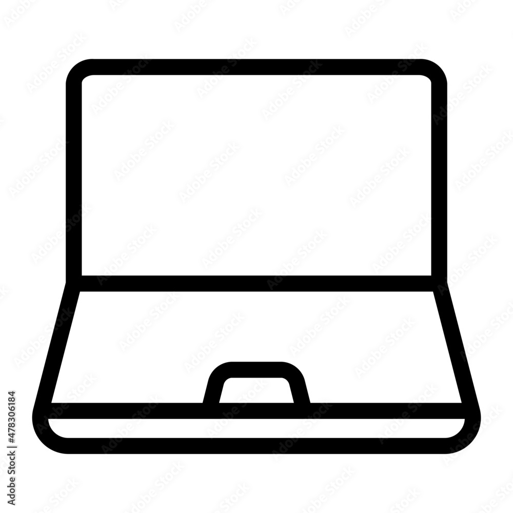 laptop line icon laptop line icon