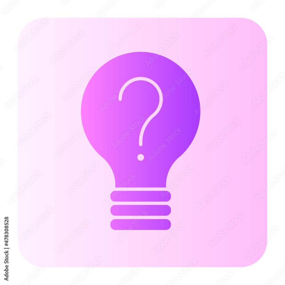 idea gradient icon idea gradient icon