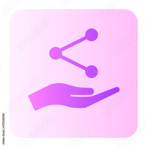 share gradient icon