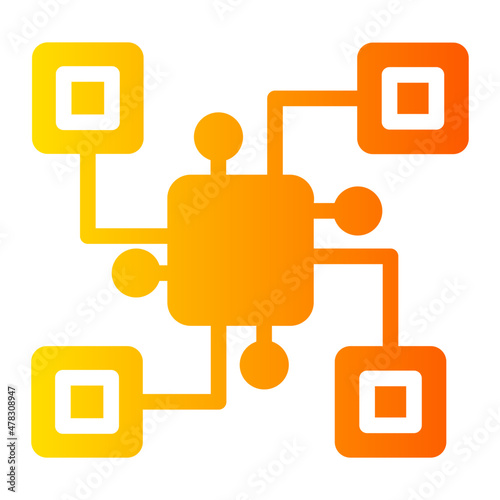 Distributed gradient icon