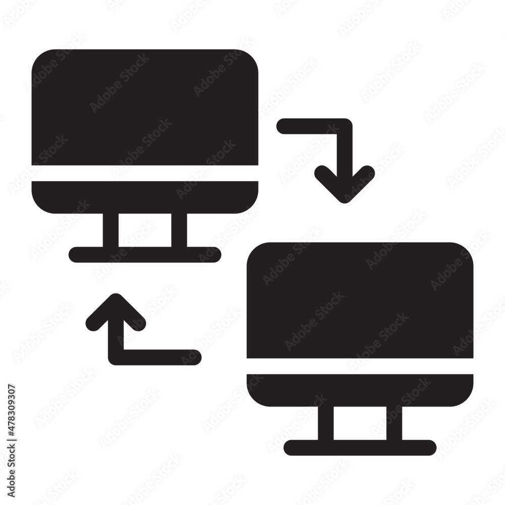 Monitor Screen glyph icon Monitor Screen glyph icon