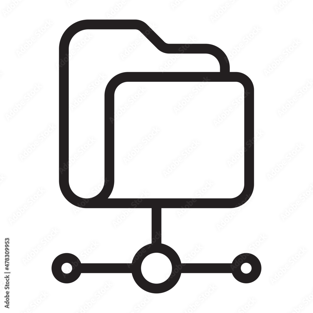 folder line icon folder line icon