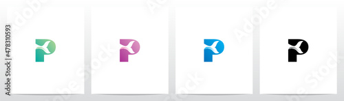 Fish Tail On Letter Logo Design P