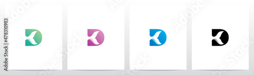 Fish Tail On Letter Logo Design D