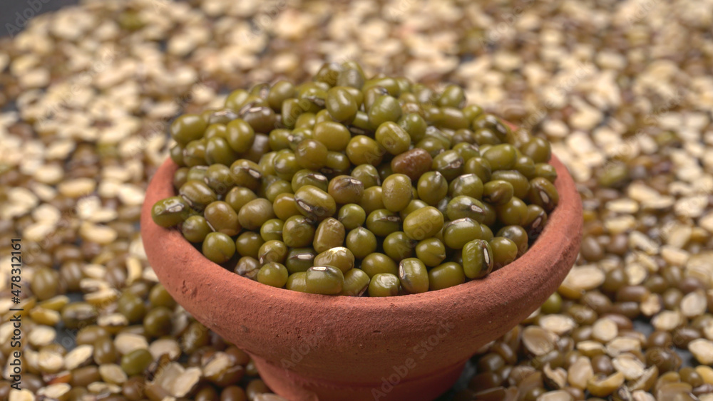 Green Mung Beans Also Know as Mung Dal, Vigna Radiata, Green Beans or Moong Dal isolated on White Background Green Mung Beans Also Know as Mung Dal, Vigna Radiata, Green Beans or Moong Dal isolated on White Background