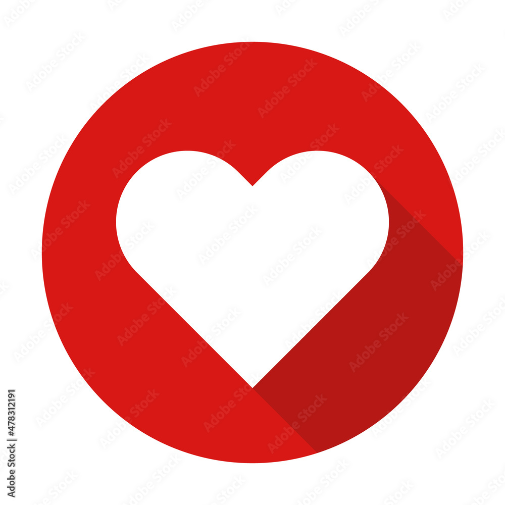 Modern heart mark icon. Vector . Modern heart mark icon. Vector .