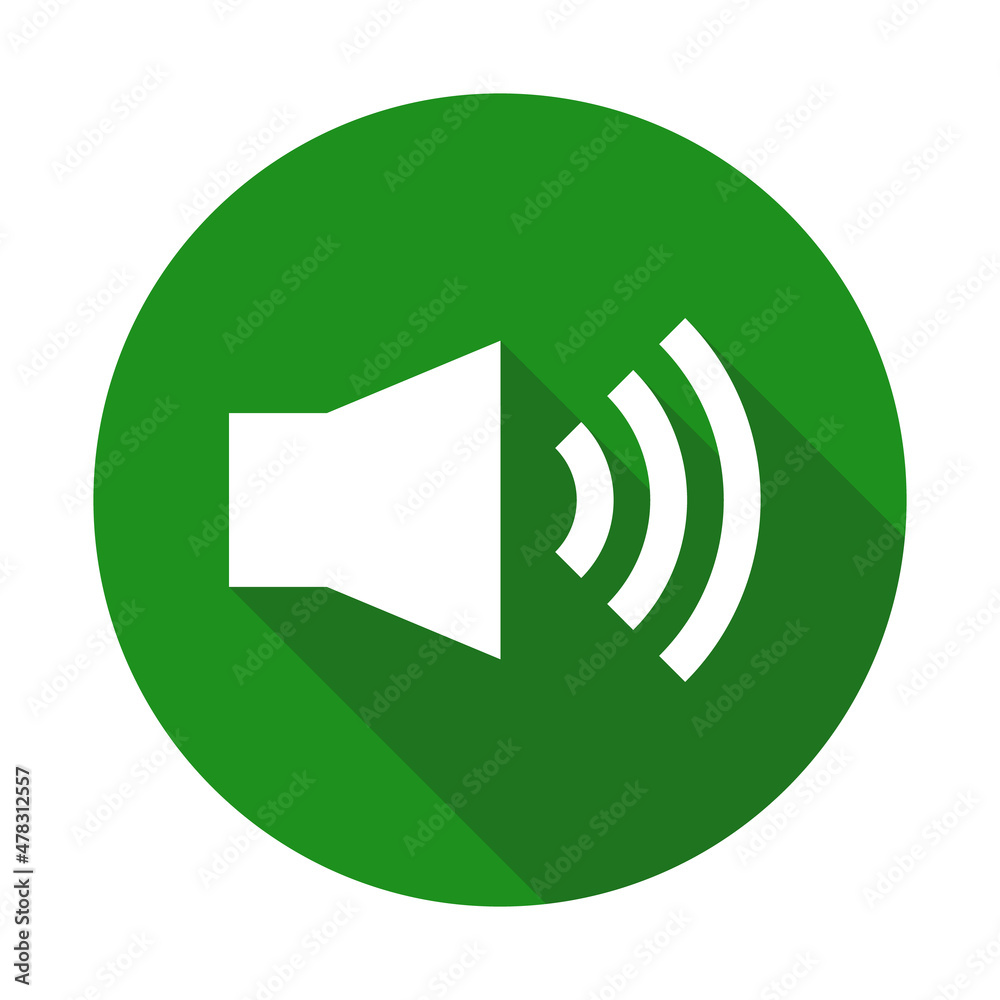 Modern green voice icon. Vectors. Modern green voice icon. Vectors.