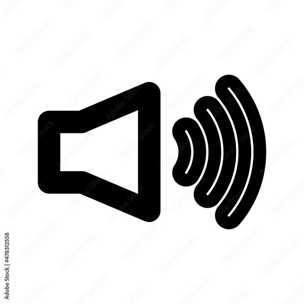 Volume icon. Vector about sound. Volume icon. Vector about sound.
