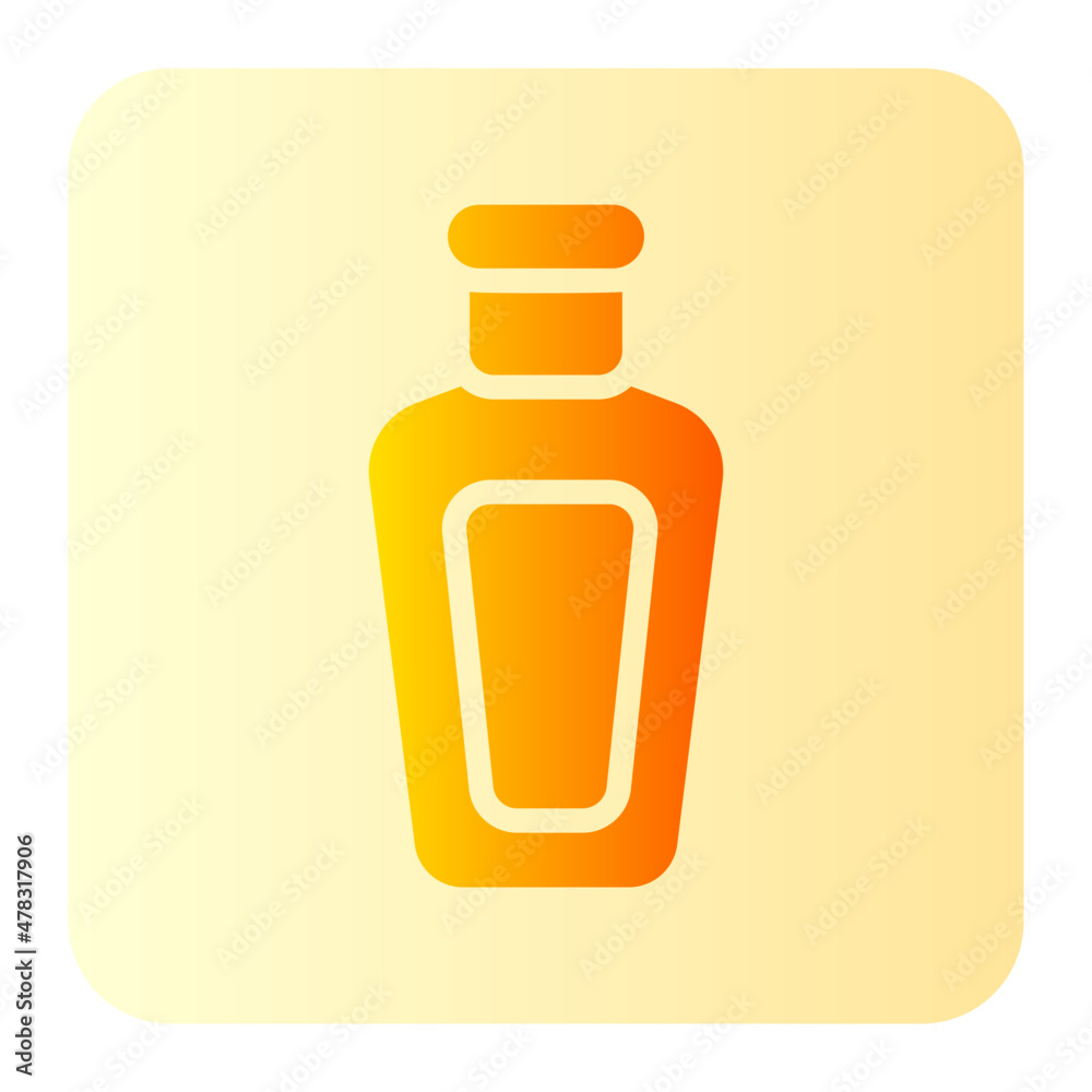 hair oil gradient icon hair oil gradient icon