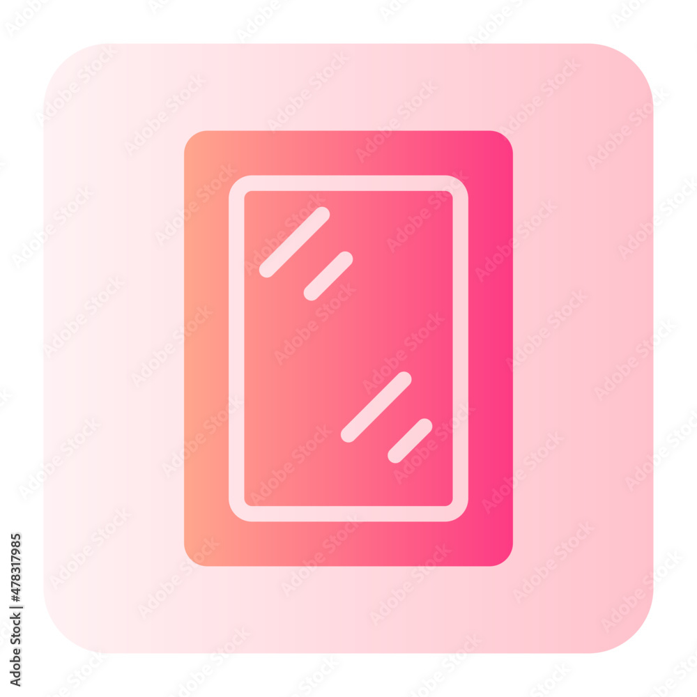 mirror gradient icon mirror gradient icon