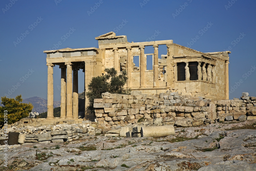 Erechtheion. Acropolis of Athens. Greece