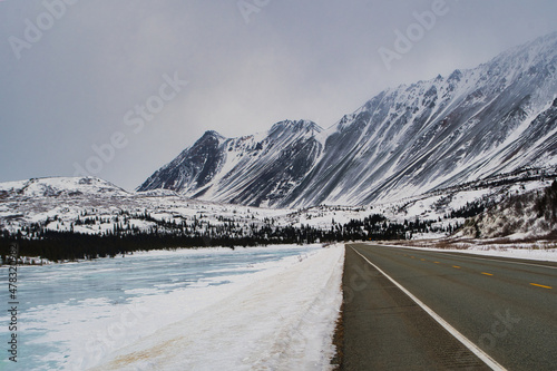 Richardson Highway, running 368 miles and connecting Valdez to Fairbanks is a very scenic route, offering magnificent views of the Chugach Mountains and Alaska Range. 