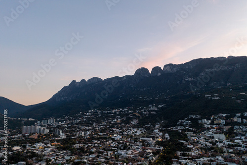 La M de Chipinque, San Pedro Garza García, Nuevo León. México photo