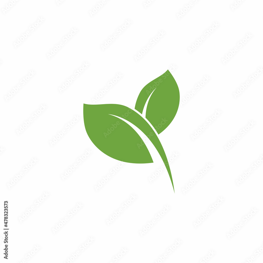 Leaf icon Vector Illustration design Logo template Leaf icon Vector Illustration design Logo template