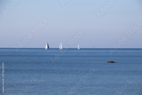 sailboat on the sea