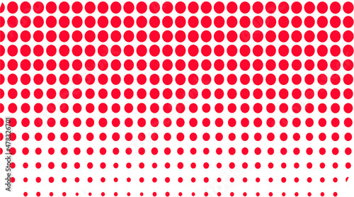 Polka Dot Pop Art Halftone Pattern 