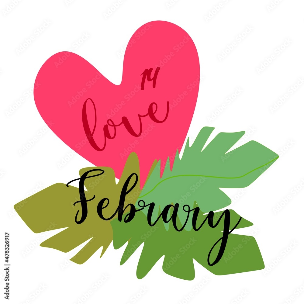 Obraz premium Valentines day. The 14th of February. Cupid and love. Hearts and gifts to loved ones. Set for February 14. Romantic relationships. Gift box. A box with a bow. Passion and tenderness.