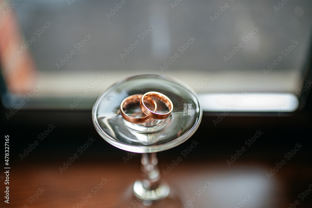 Detailaufname der Ringe Detailaufname der Ringe