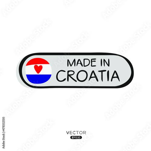 Made in Croatia, vector illustration. Free Download Made in Croatia, vector illustration. - GFXLoad
