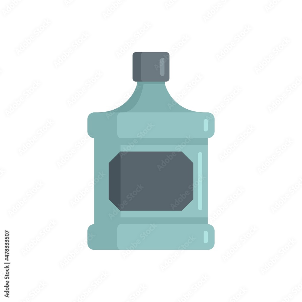 Obraz premium Drink bottle icon flat isolated vector
