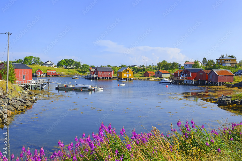 Landscape in Vega archipelago in Norway, UNESCO World Heritage Site