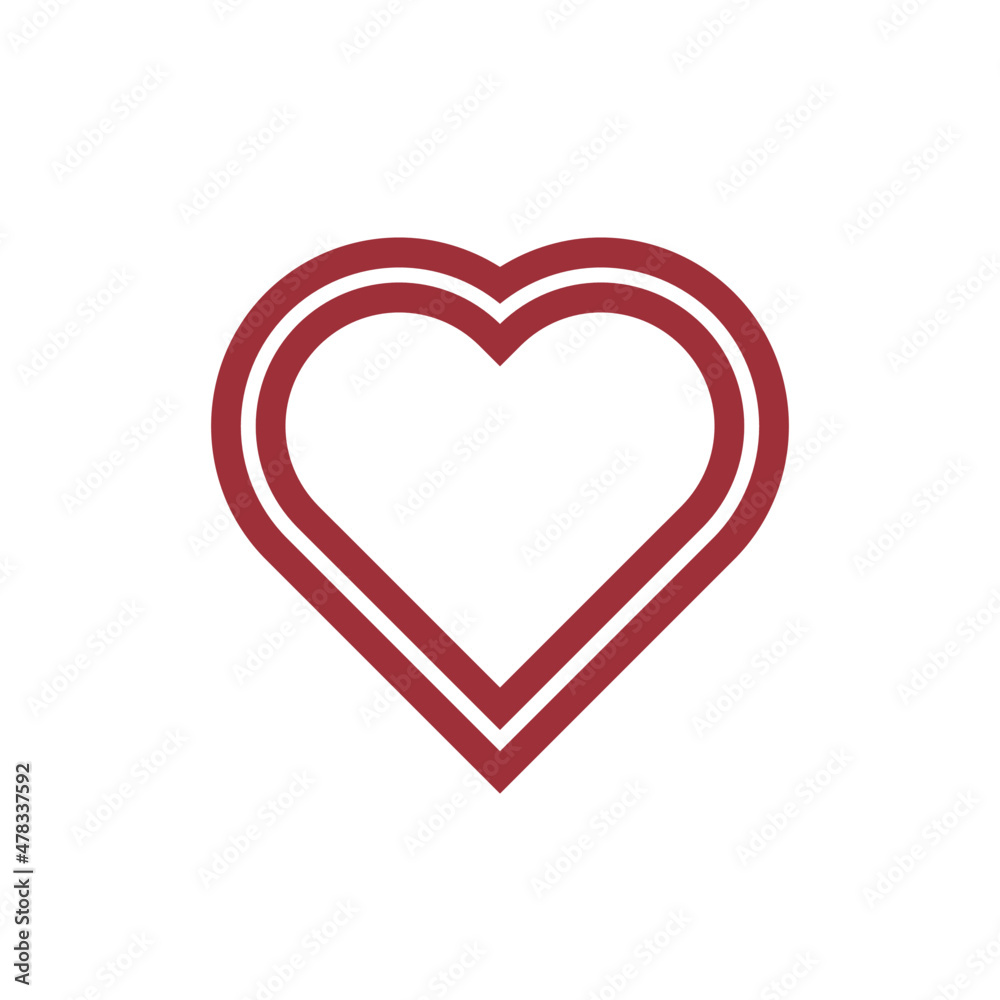 heart shape flag of latvia. vector illustration isolated on white background heart shape flag of latvia. vector illustration isolated on white background