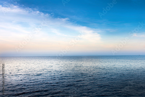 blue sky and sea