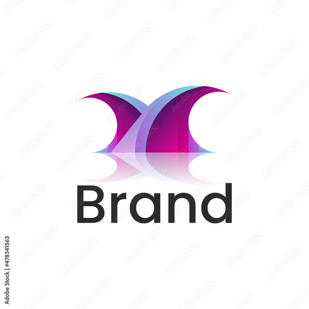 Wave 3d gradient Logo Design Template
Wave 3d gradient Logo Design Template