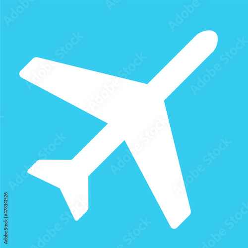 Airplane plane vector icon