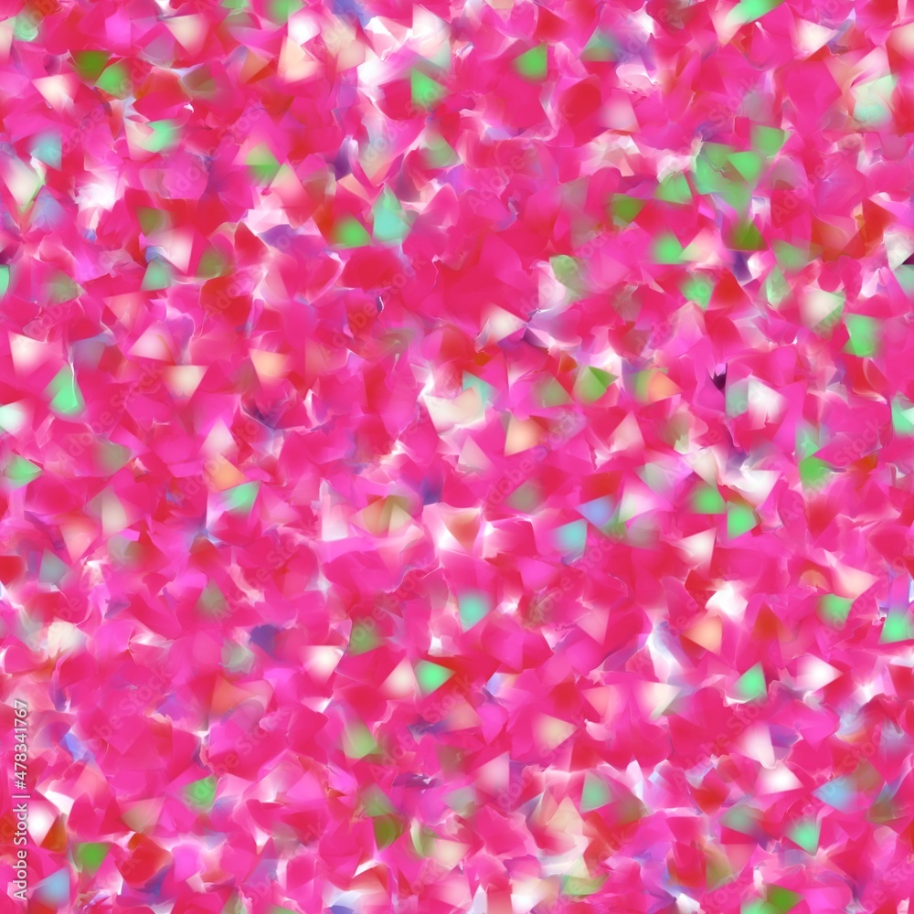 Pink, green and white small triangles. Water melon texture initation. Seamless pattern Pink, green and white small triangles. Water melon texture initation. Seamless pattern
