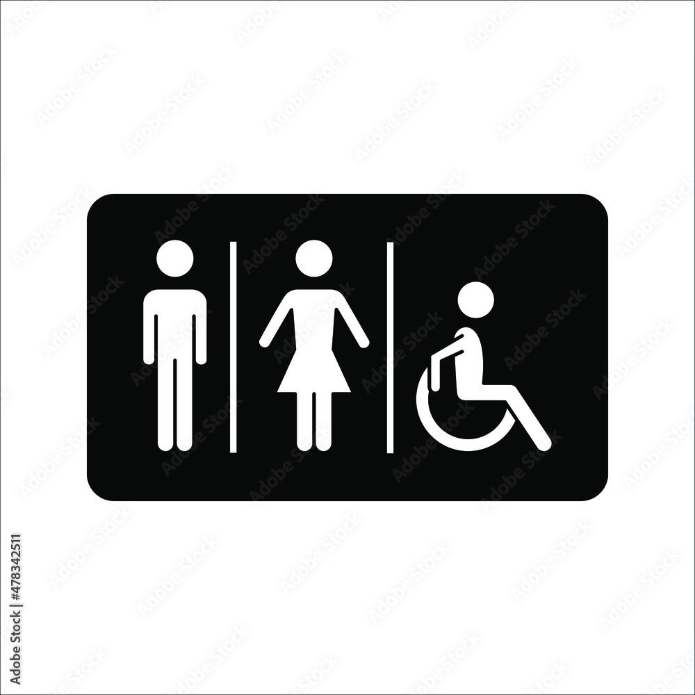 Toilet icon sign vector illustration. vector eps 10 Toilet icon sign vector illustration. vector eps 10