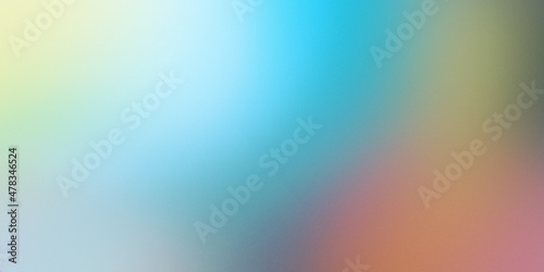 Soft blur gradient abstract background with grain texture.