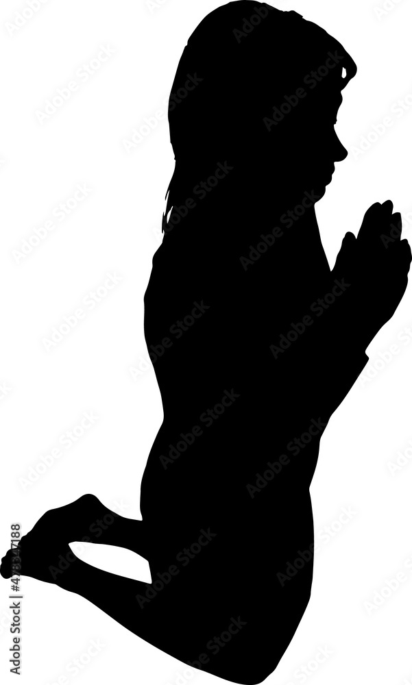 Praise And Prayers Silhouettes Praise And Prayers SVG EPS PNG