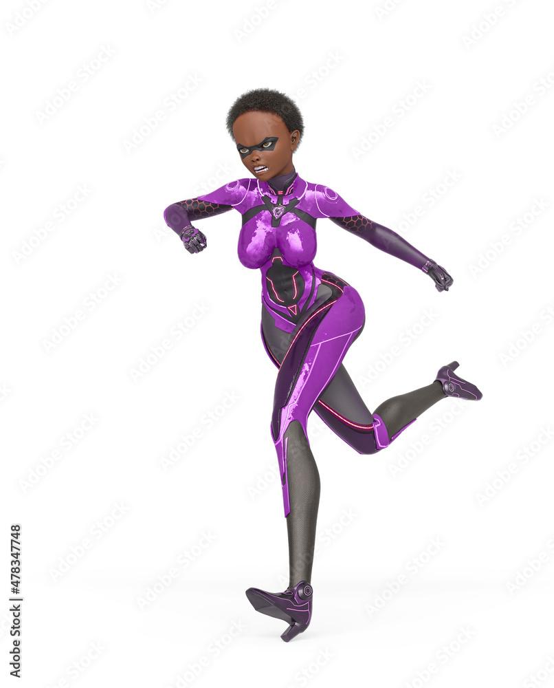 super girl is running late