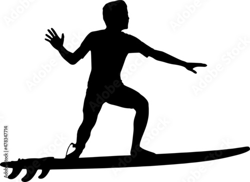 Surfer Silhouettes Surfer SVG EPS PNG