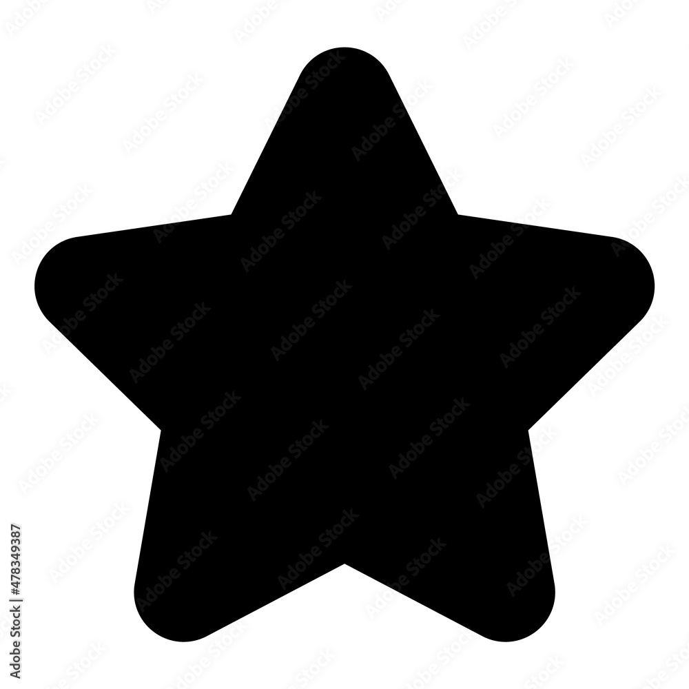 Stars Flat Icon Isolated On White Background Stars Flat Icon Isolated On White Background