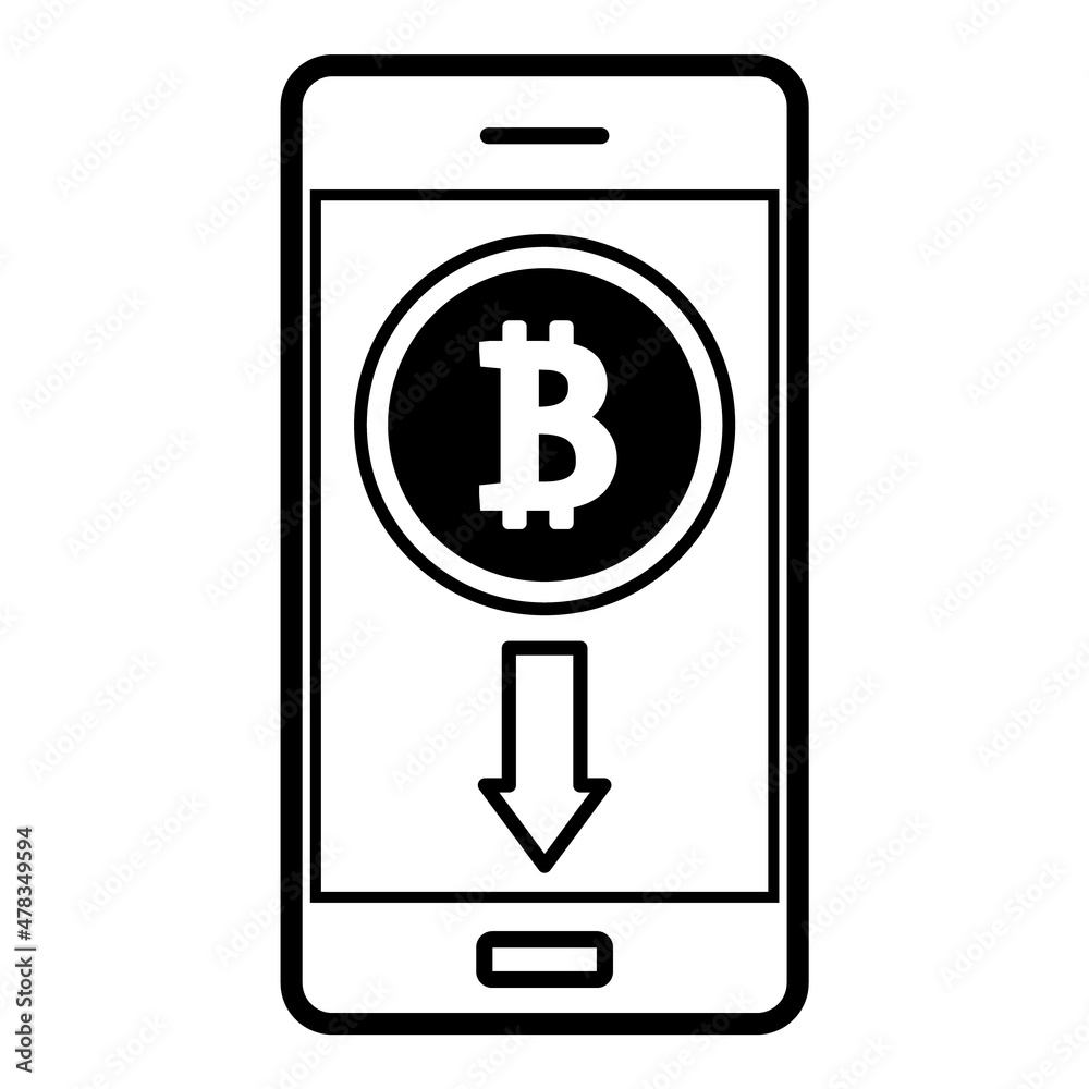 Bitcoin Flat Icon Isolated On White Background Bitcoin Flat Icon Isolated On White Background