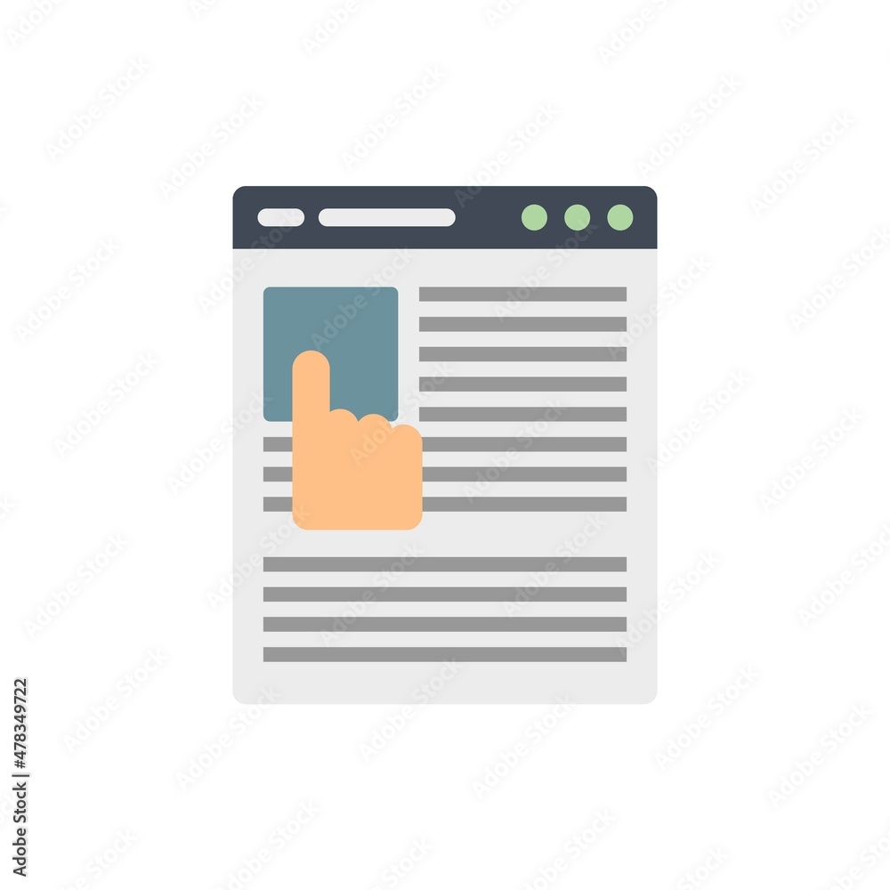Online affiliate marketing icon flat isolated vector Online affiliate marketing icon flat isolated vector