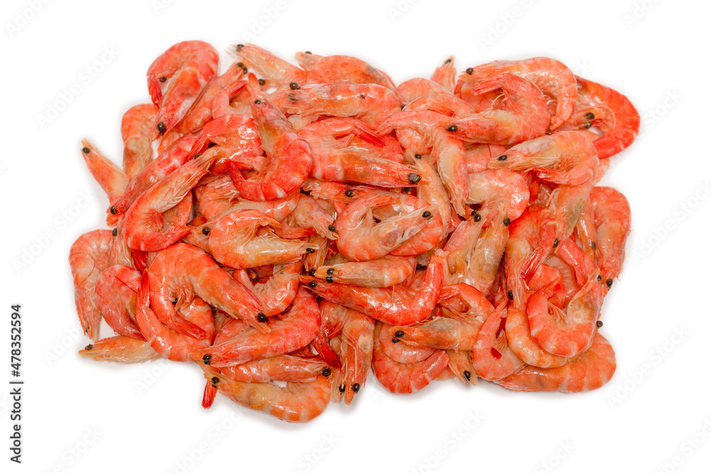 Shrimps background texture. A lot of shrimps. Cooked shrimps. Shrimps background texture. A lot of shrimps. Cooked shrimps.