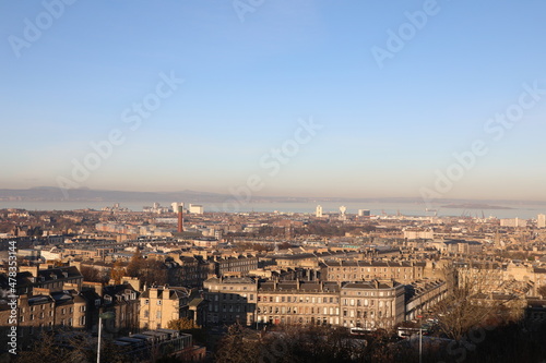 City view in Edinburgh from Calton Hill © Cheuklam