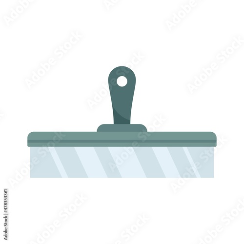 Putty knife spackle icon flat isolated vector